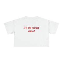 Load image into Gallery viewer, The Realest Women's Crop Tee