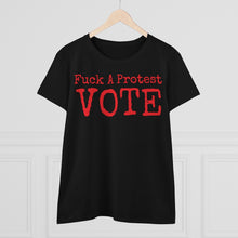 Load image into Gallery viewer, Women's FUCK A Protest Midweight Cotton Tee