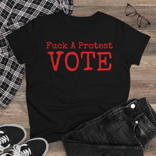 Load image into Gallery viewer, Women's FUCK A Protest Midweight Cotton Tee