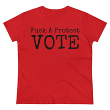 Load image into Gallery viewer, Women's FUCK A Protest Midweight Cotton Tee
