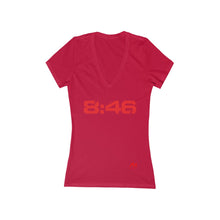 Load image into Gallery viewer, Women's Jersey Short Sleeve Deep V-Neck Tee