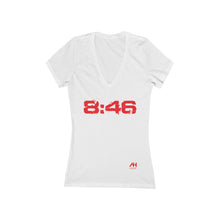 Load image into Gallery viewer, Women's Jersey Short Sleeve Deep V-Neck Tee