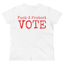 Load image into Gallery viewer, Women's FUCK A Protest Midweight Cotton Tee