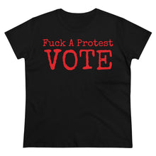 Load image into Gallery viewer, Women's FUCK A Protest Midweight Cotton Tee