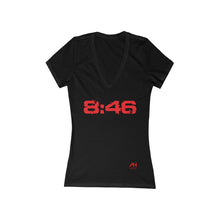 Load image into Gallery viewer, Women's Jersey Short Sleeve Deep V-Neck Tee